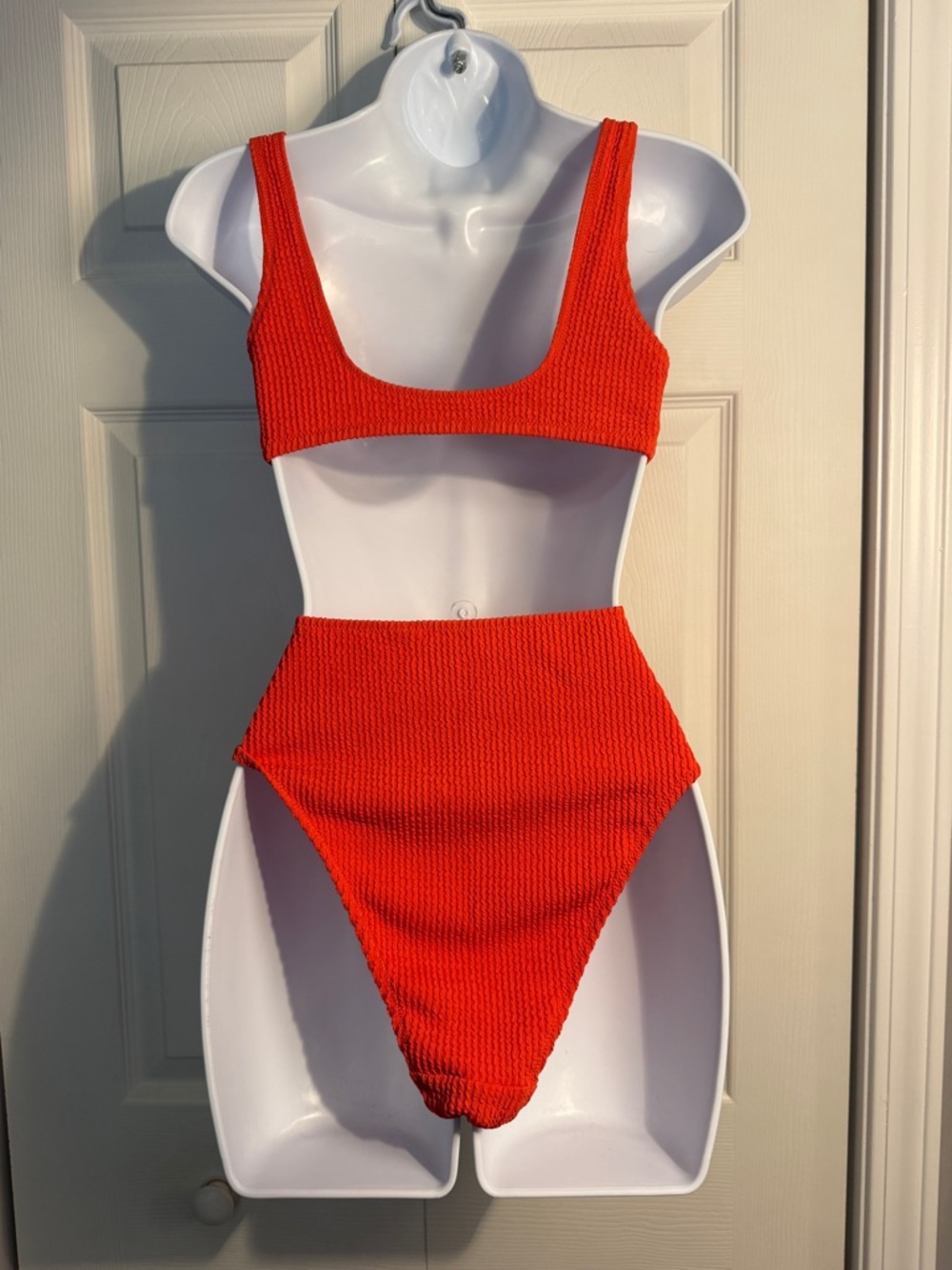 Aerie red/coral bikini set size medium - Picture 6 of 6